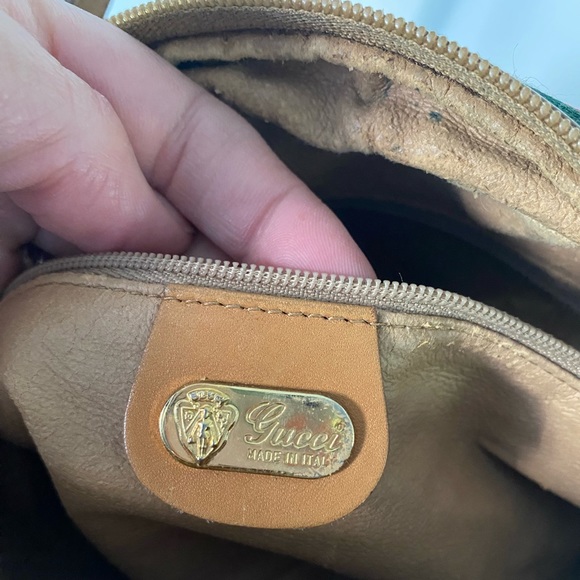 Vintage Gucci Micro GG Monogram Canvas Leather Crossbody Bag - Picture 5 of 16